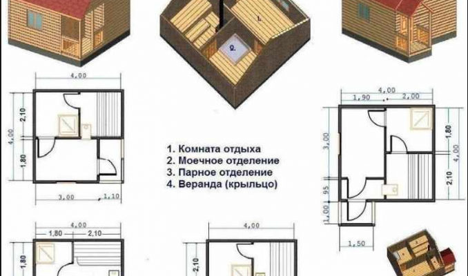 Какие материалы нужны для постройки бани