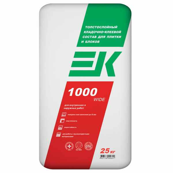 Расход клея для плитки